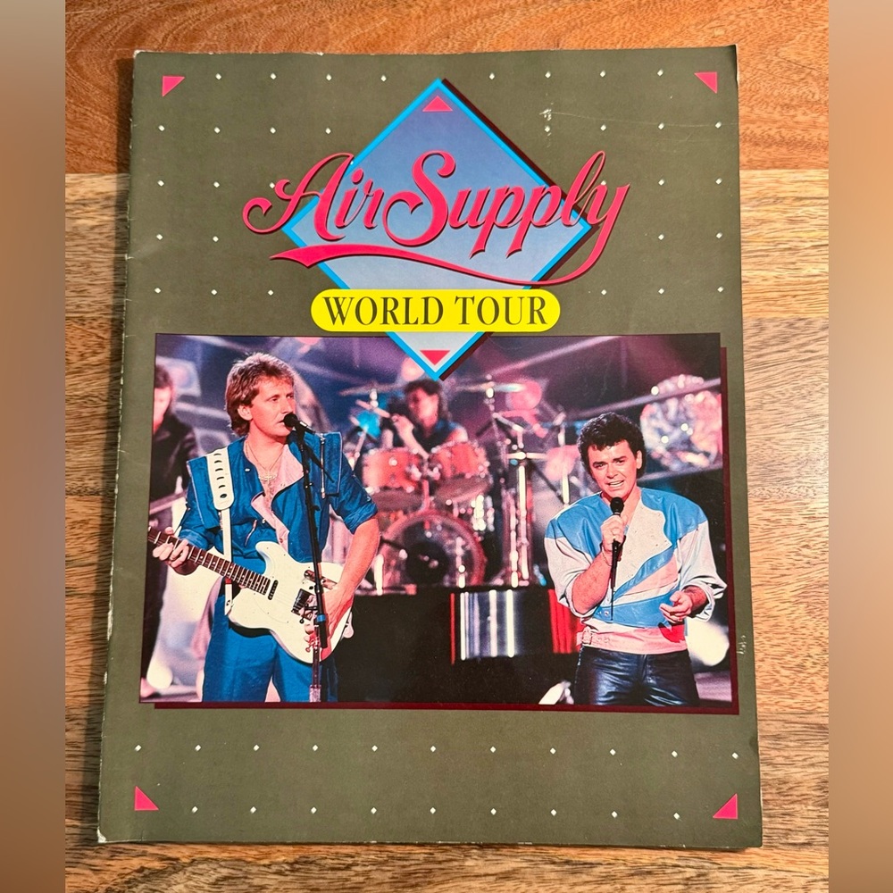 Air Supply World Tour Program